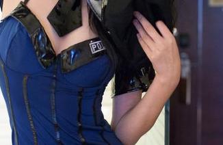 推女郎 - 谭冰的牛仔裤最新作品集，腰线不忍直视，果断来一发！