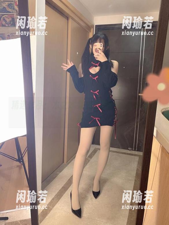 木之本果 精选作品:木之本果在黑色内衣中的优雅反击